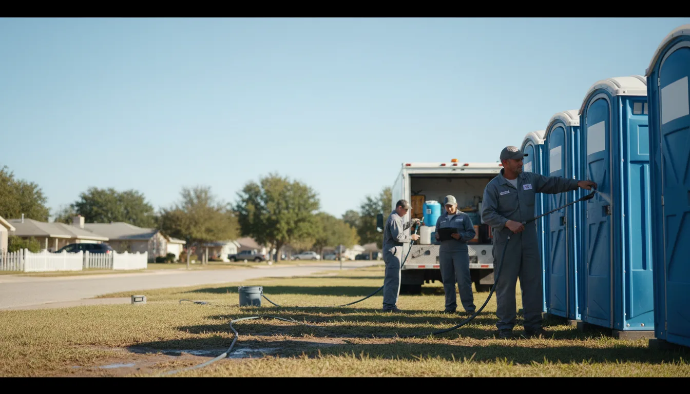 Long-Term Portable Toilet Rental in Jemison, AL near me